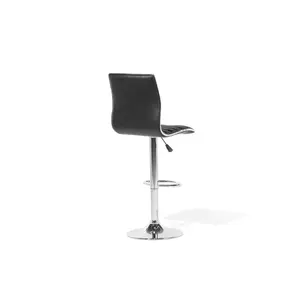 Goodlow Height Adjustable Swivel Bar Stool (Set of 2) Black