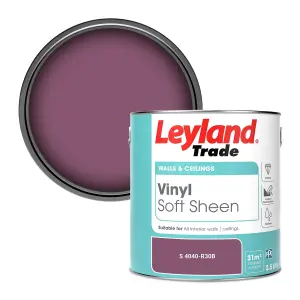 Leyland Trade Vinyl Soft Sheen Walls & Ceilings Emulsion Paint (S 4040-R30B) - 2.5L