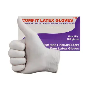 Comfit Large Powder Free Disposable Gloves 100 Pack