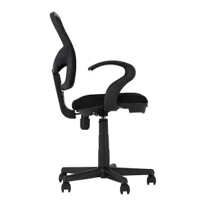 Clifton Computer Chair - L59 x W61.5 x H105.5 cm - Black