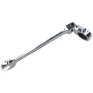 12mm Metric Flexible Flexi Head Ratchet Combination Spanner Wrench 72 Teeth