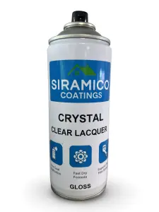 Crystal Clear Lacquer - 400ml - Gloss Finish - Multi-Surface Lacquer Spray