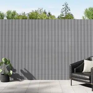 150cm W x 500cm L Garden Sunshade Privacy Fence Screen Panel Backyard Fencing Divider Light Grey