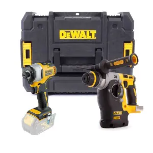 Dewalt DCK2532 18v XBrushless DCF887 Impact Driver + DCH273 SDS Drill Bare TSTAK