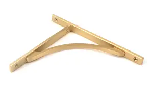 Satin Brass Apperley Shelf Bracket (260mm x 200mm)