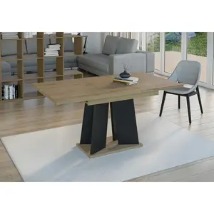 Extendable Dining Table Alekzander Brown/Black