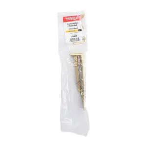 TIMCO Lever Action Flush Bolt Polished Brass - 150 x 19mm