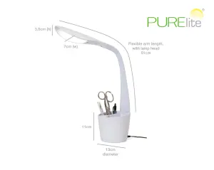 TABLE TOP CRAFT LIGHT - Lamp: Professional Hobby: LED - PURElite