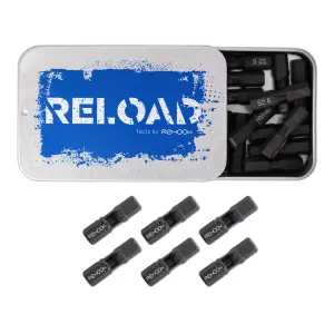 Reload H6 25mm Impact Driver Tool Bits 25x