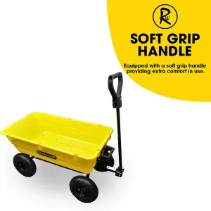 RocwooD Dump Truck Cart 250KG Festival Garden Outdoor