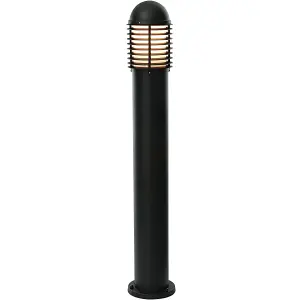 Outdoor IP44 Bollard Light Matt Black 1000mm Lamp Post Garden Driveway Patio