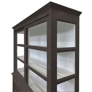 Stiles Display Cabinet Beige/Grey