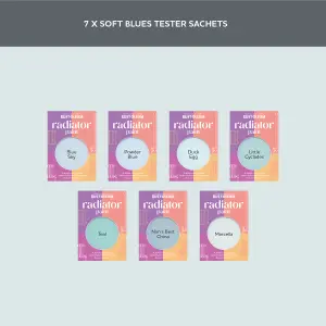 Rust-Oleum Light Blue Gloss Radiator Paint Tester Samples - 10ml