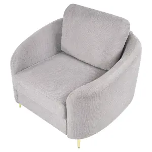 Armchair TROSA Fabric Light Grey