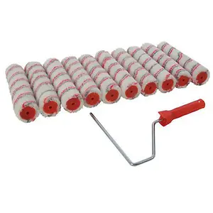 Roller Frame & 10x 254mm Sleeves Painting Decorating Tool Kit Wall Roof Area