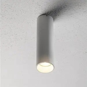 CGC ARIES White Adjustable Surface Mount Cylinder GU10 Ceiling Wall Spotlight