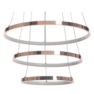 Metal LED Pendant Lamp Rose Gold ATREK