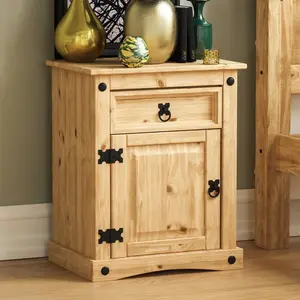 Michaelee 1 Drawer Bedside Table