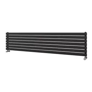 Ximax Champion FORH1164600A Anthracite Gas Horizontal Designer Radiator, (W)1800mm x (H)410mm