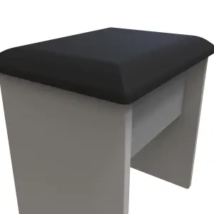 Harrow Stool in Grey Gloss (Ready Assembled)