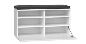 Riva Shoe Cabinet White for Demanding Customers