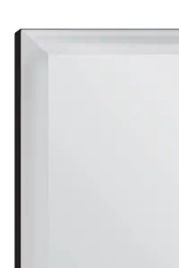 MirrorOutlet Moderni - All Glass Modern Bevelled Wall or Leaner Mirror 59" X 24" (150 x 60CM)