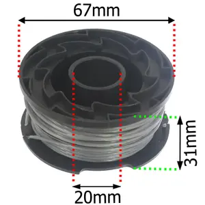 SPARES2GO Line Spool for Black & Decker GL315 GL337 GL600 GL660 GL680 GL5530 Strimmer Trimmer