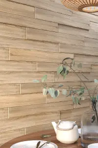 3D Wood Wall Panels - Oak Natural - 1.13 sq m Pack