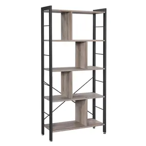 Westhought Bookcase Greige/Ink Black