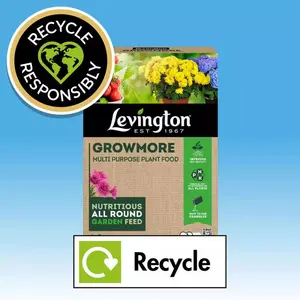 Levington Growmore All Purpose Plant Food Granules For Fruit Veg & Flowers 1.5kg