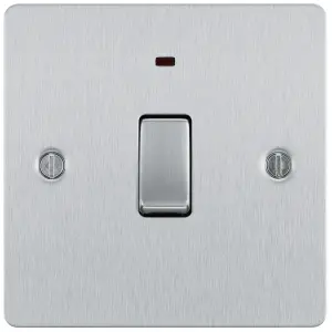 BG 20A Rocker Flat Control switch with LED indicator Matt