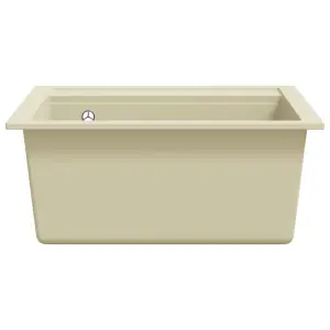 Berkfield Granite Kitchen Sink Single Basin Beige