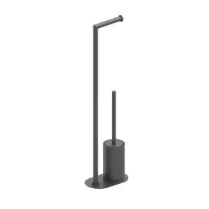 Cosmic Toilet Brush/Paper Holder Matte Black Architect Sp