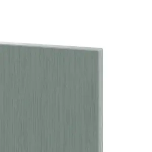 GoodHome Alpinia Matt Green Painted Wood Effect Shaker Standard End support panel (H)870mm (W)590mm