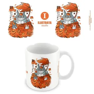 Ilustrata My Neighbour Autumn Mug White/Red (One Size)