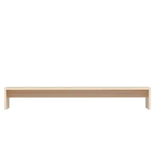 vidaXL Monitor Stand 100x27x15 cm Solid Wood Pine