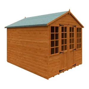 10 x 8 (2.95m x 2.35m) Wooden Classic APEX Summerhouse (12mm T&G Floor + Roof) (10 x 8) (10x8)