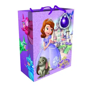 Sofia The First Characters Gift Bag Purple (One Size)