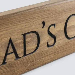 Peak Heritage Engraved Wooden Sign 60cm - Grandad's Garden