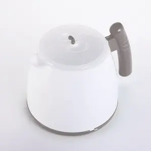 Microwave Jug or Kettle with Lid & Stay Cool Handle - Dishwasher Safe Double Wall Insulated Microwavable Container - 800ml