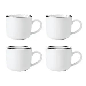 Mikasa Limestone Set of 4 360ml Mugs