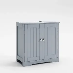 MCC Direct Undersink Bathroom Cabinet with shelves Colarado Grey