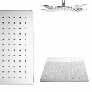 Nes Home Olive 3 Way Square Concealed Thermostatic Hand Held Bath Shower 300 Slim Head