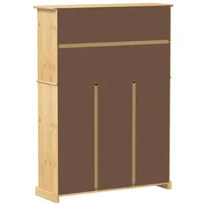 Shoe Cabinet Corona 99x32x138 cm Solid Wood Pine