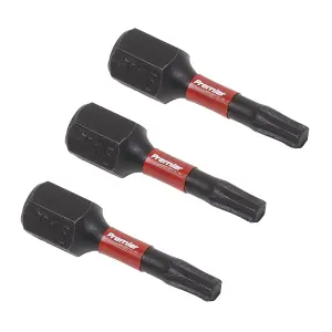 Sealey TRX-Star T15 Impact Power Tool Bits Forged From S2 Steel 25mm 3pc AK8216