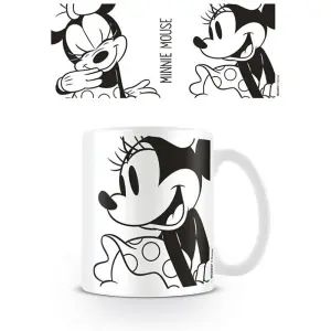 Disney Black and White Minnie Mouse Mug White/Black (One Size)