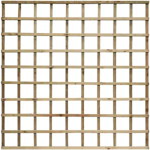 6x6 Heavy Duty Trellis Pressure Treated (Pack of 3) - L91.5 x W183 x H183 cm