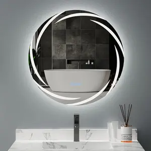 Biyanka Round LED Wall Mirror 60cm H x 60cm W