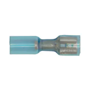 Sealey Heat Shrink Push-On Terminal 6.4mm Female Blue Pack of 25 BTSPF25