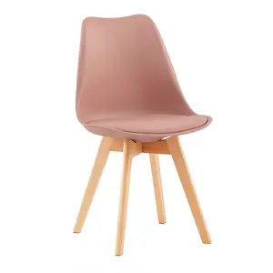 Nero Upholstered Dining Chair (Set of 6) Pink